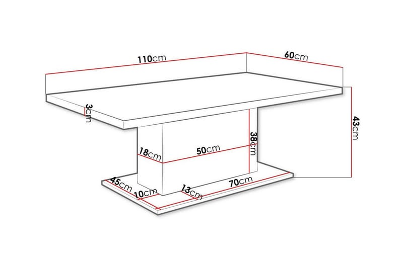 Tallow Soffbord 60 cm Brown - Møbler - Bord - Sofabord