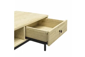 Tamlin Sofabord 102x50 cm Brun - Novogratz - Møbler - Bord - Sofabord - Sofabord med oppbevaring