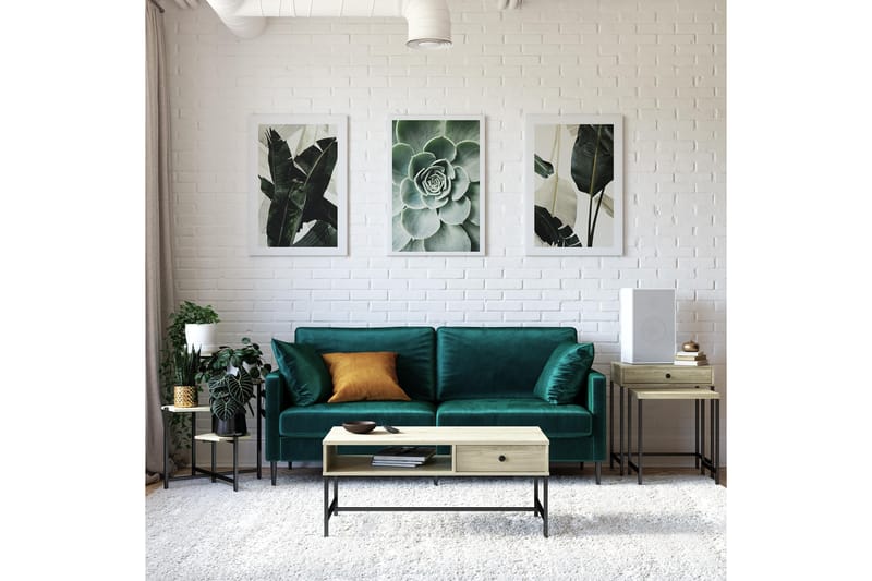 Tamlin Sofabord 102x50 cm Brun - Novogratz - Møbler - Bord - Sofabord