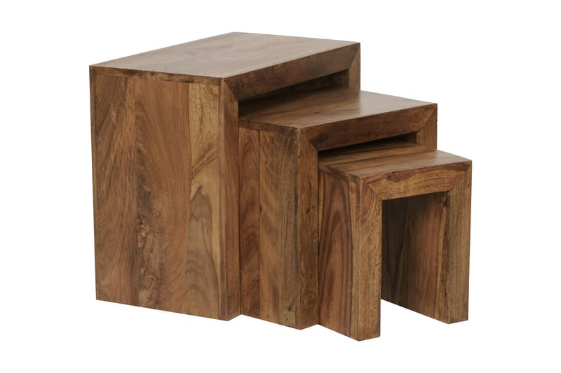 Telander Settbord 3-pk - Brun - Møbler - Bord - Sofabord