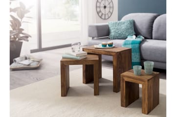 Telander Settbord 3-pk - Brun - Møbler - Bord - Sofabord