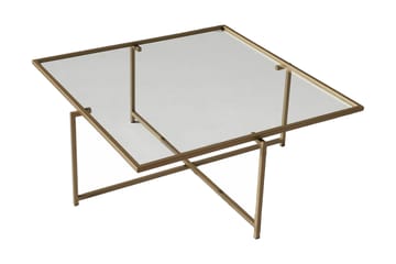 Telence Sofabord 85x35x85 cm - Guld - Møbler - Bord - Sofabord