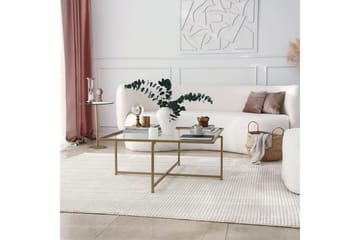Telence Sofabord 85x35x85 cm - Guld - Møbler - Bord - Sofabord