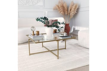 Telence Sofabord 85x35x85 cm - Guld - Møbler - Bord - Sofabord