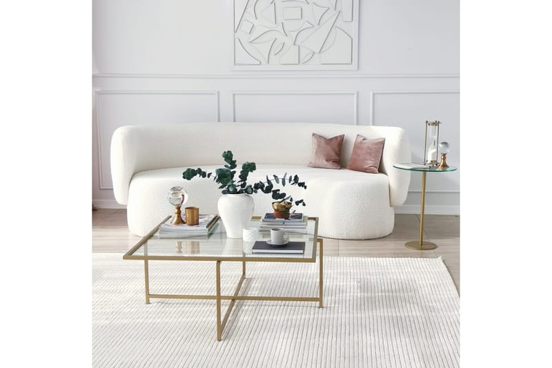 Telence Sofabord 85x35x85 cm - Guld - Møbler - Bord - Sofabord