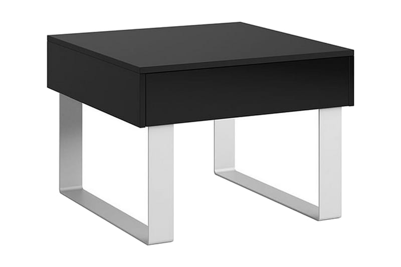 Tessan Sofabord Litet 64 cm med Oppbevaringsskuff - Svart - Møbler - Bord - Sofabord