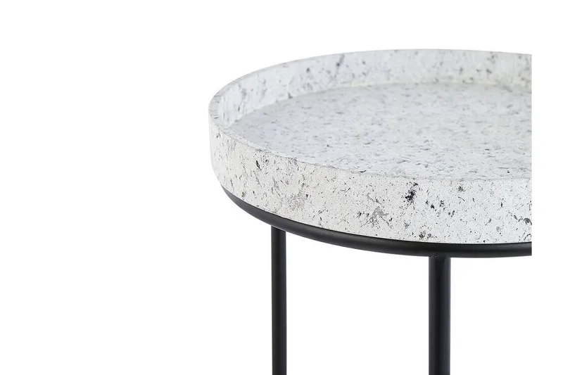 Texon Settbord 36 cm 3-pk - Svart - Møbler - Bord - Sofabord