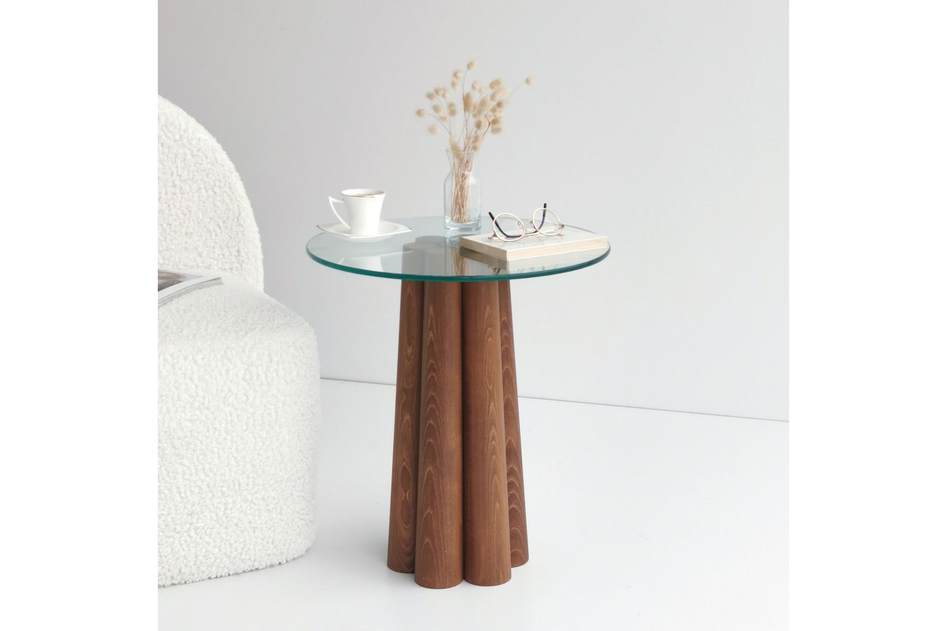 Tjadhunt Sofabord 50 cm - Valnøtt - Møbler - Bord - Sofabord
