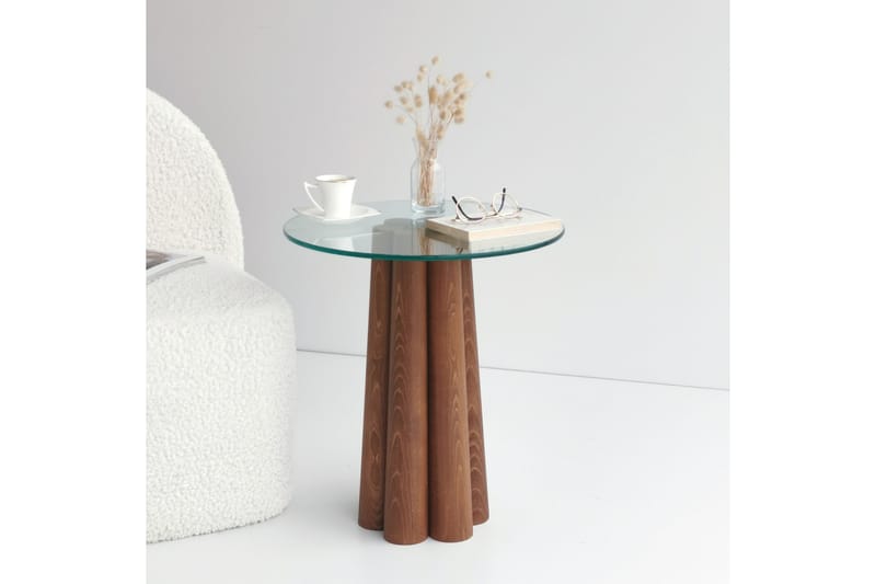 Tjadhunt Sofabord 50 cm - Valnøtt - Møbler - Bord - Sofabord