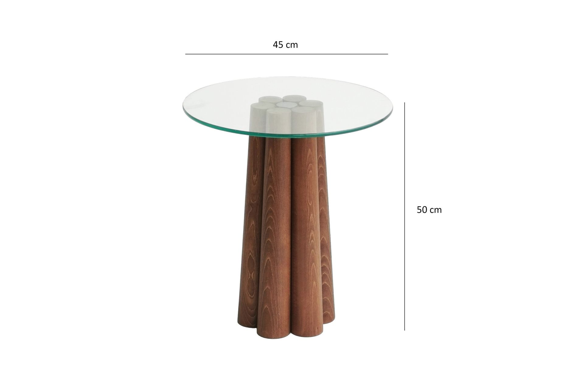 Tjadhunt Sofabord 50 cm - Valnøtt - Møbler - Bord - Sofabord