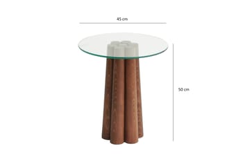 Tjadhunt Sofabord 50 cm - Valnøtt - Møbler - Bord - Sofabord