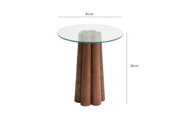 Tjadhunt Sofabord 50 cm - Valnøtt - Møbler - Bord - Sofabord