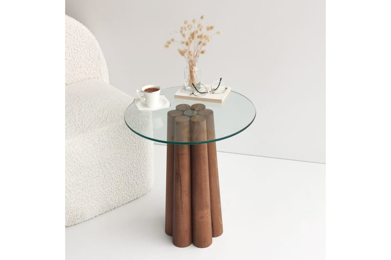 Tjadhunt Sofabord 50 cm - Valnøtt - Møbler - Bord - Sofabord