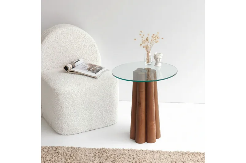 Tjadhunt Sofabord 50 cm - Valnøtt - Møbler - Bord - Sofabord