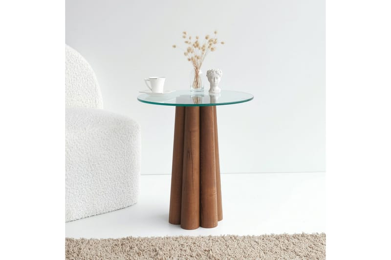 Tjadhunt Sofabord 50 cm - Valnøtt - Møbler - Bord - Sofabord