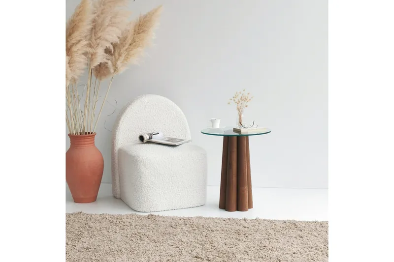 Tjadhunt Sofabord 50 cm - Valnøtt - Møbler - Bord - Sofabord