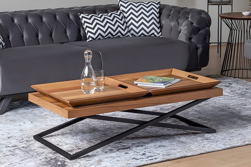 Towly Sofabord 120 cm - Valnøtt - Møbler - Bord - Sofabord