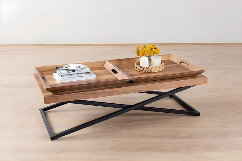 Towly Sofabord 120 cm - Valnøtt - Møbler - Bord - Sofabord
