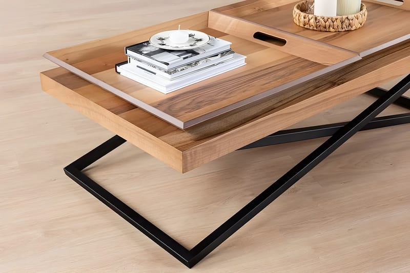 Towly Sofabord 120 cm - Valnøtt - Møbler - Bord - Sofabord