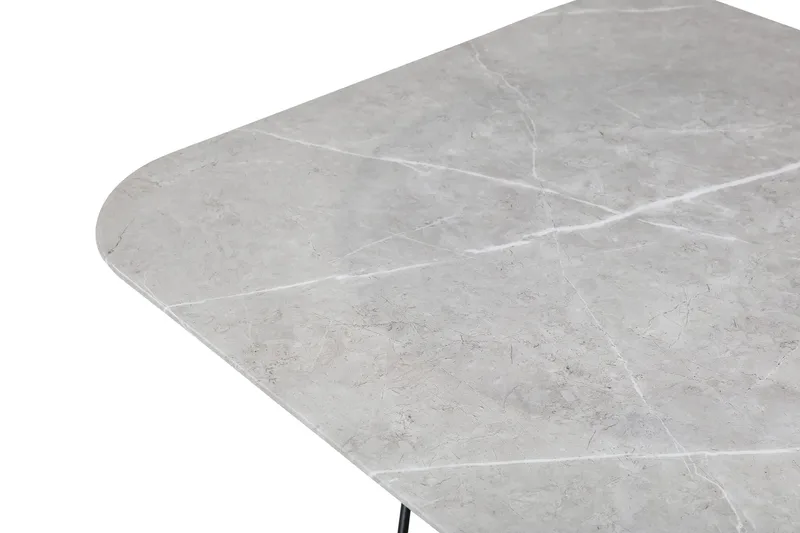 Tristar Sofabord 80 cm - Marmor/Grå/Svart - Møbler - Bord - Sofabord