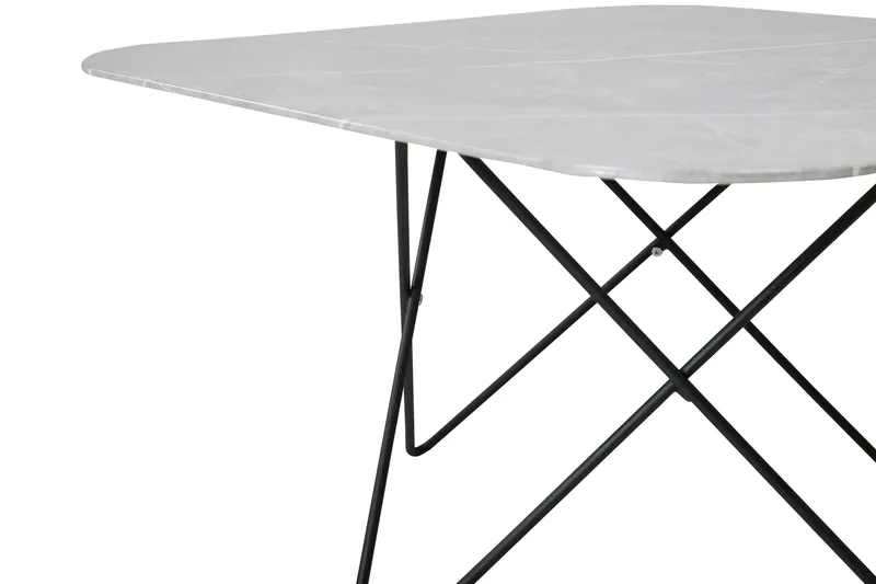 Tristar Sofabord 80 cm - Marmor/Grå/Svart - Møbler - Bord - Sofabord