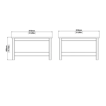 Vallvidera Sofabord 81 cm - Møbler - Bord - Sofabord