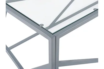 Vanausdall Sofabord 100 cm - Silver - Møbler - Bord - Sofabord