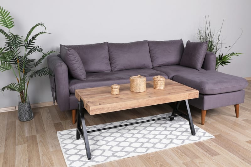 Vigneti Sofabord 105 cm - Natur/Svart - Møbler - Bord - Sofabord