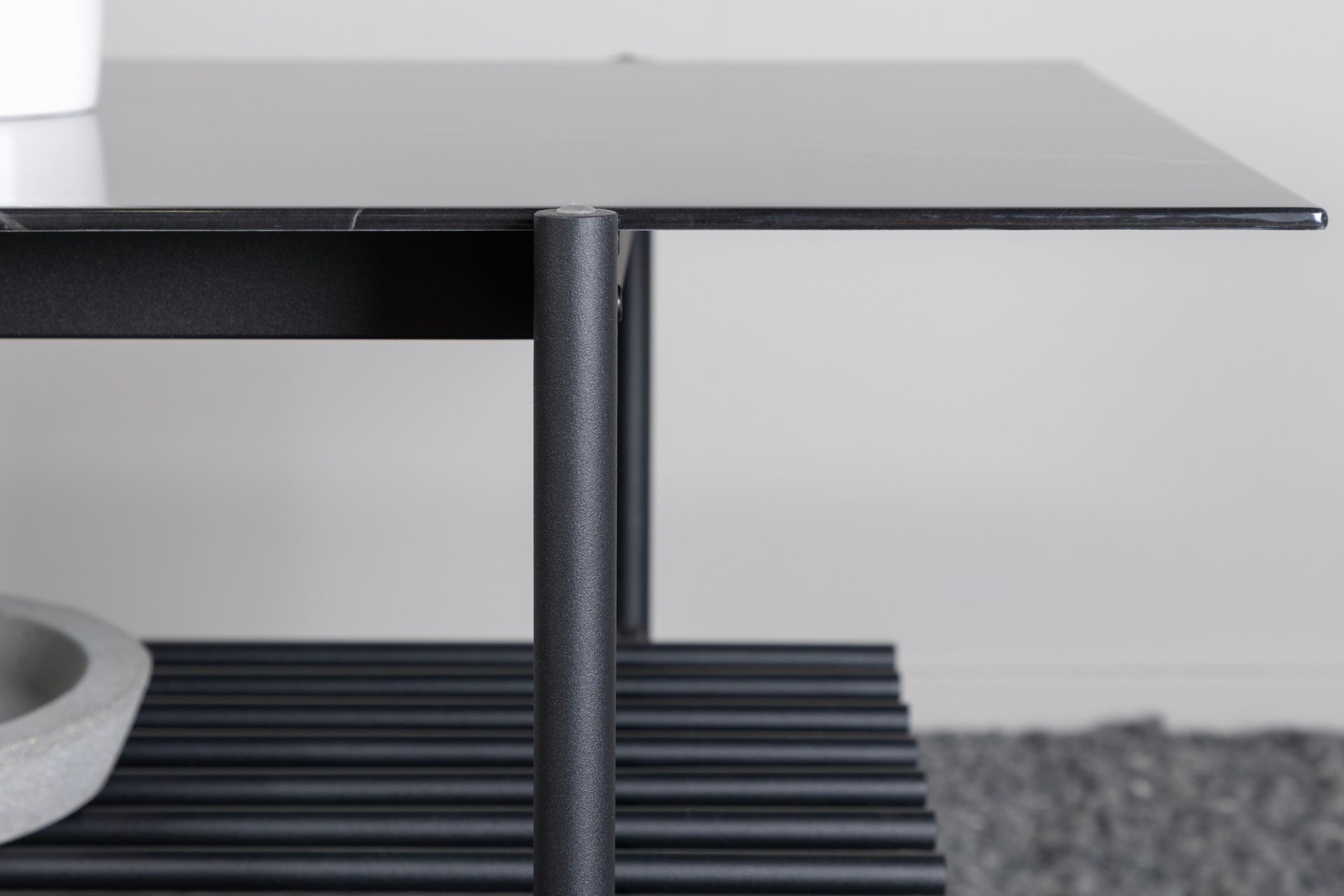 Von Staf Sofabord 120 cm - Marmor/Svart - Møbler - Bord - Sofabord