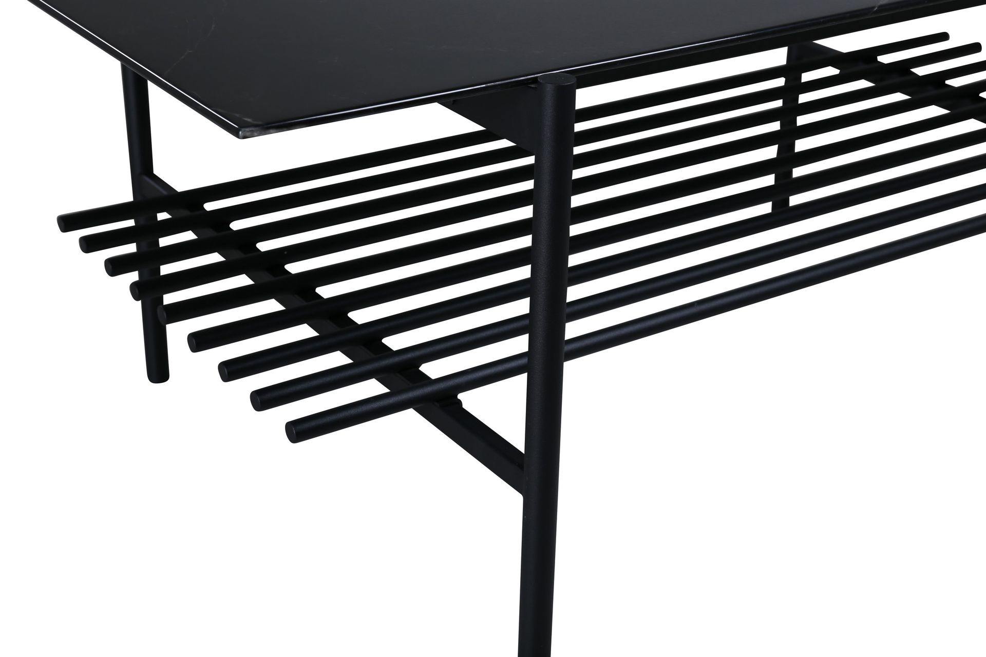Von Staf Sofabord 120 cm - Marmor/Svart - Møbler - Bord - Sofabord