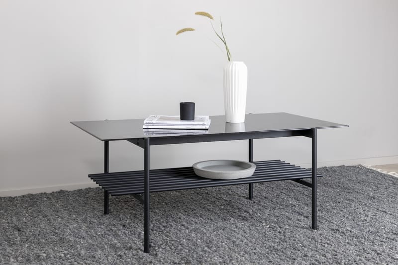 Von Staf Sofabord 120 cm - Marmor/Svart - Møbler - Bord - Sofabord