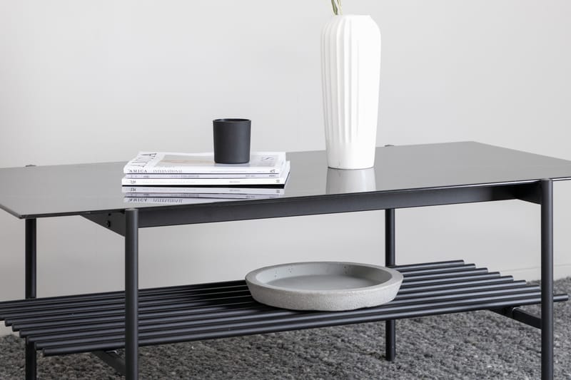 Von Staf Sofabord 120 cm - Marmor/Svart - Møbler - Bord - Sofabord