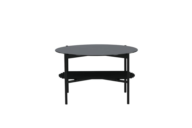 Von Staf Sofabord 80 cm Rundt - Svart - Møbler - Bord - Sofabord