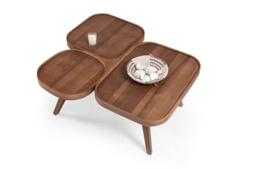 Sofabord Wallxpert Sofya (102 x 44 x 92 cm) Valnøtt - Valnøtt - Møbler - Bord - Sofabord