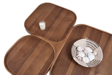 Sofabord Wallxpert Sofya (102 x 44 x 92 cm) Valnøtt - Valnøtt - Møbler - Bord - Sofabord