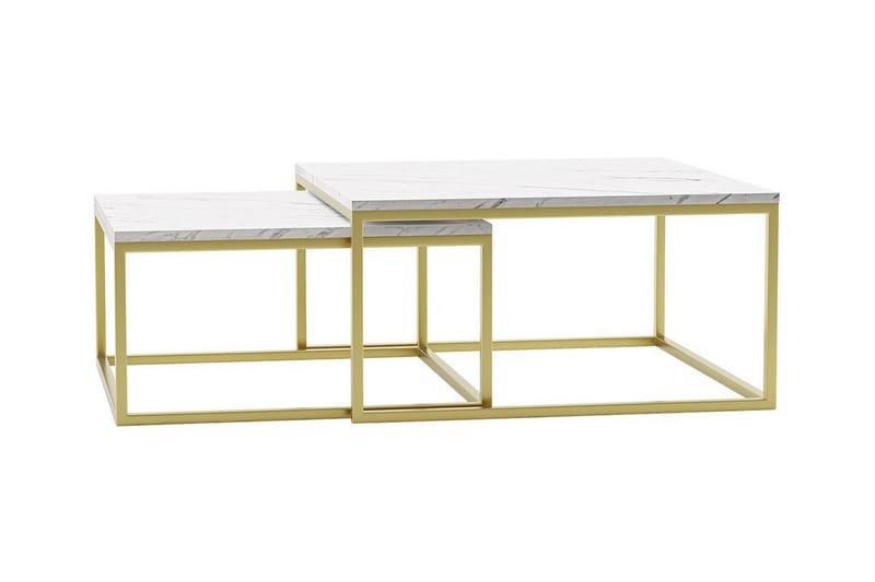 Wardner Sofabord 76 cm - Guld - Møbler - Bord - Sofabord