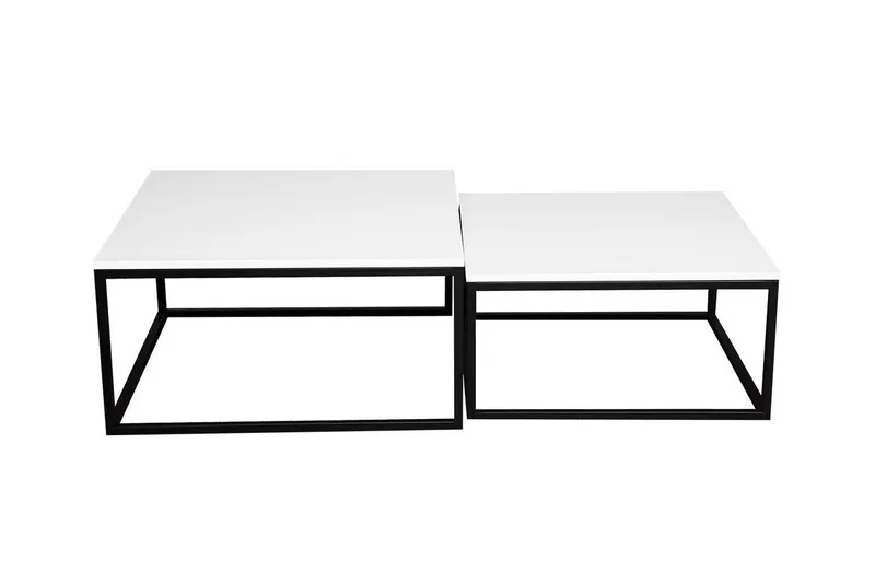 Wardner Sofabord 76 cm, Hvid