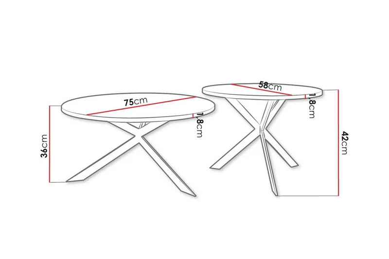 Wardner Sofabord - Svart - Møbler - Bord - Sofabord