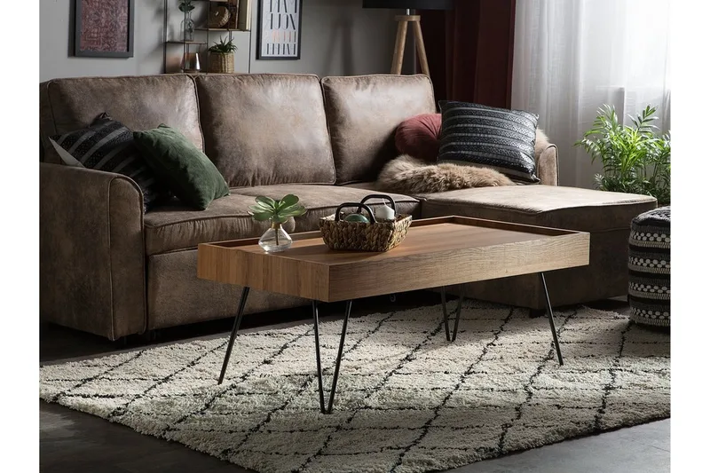 Welton Sofabord 100 cm - Tre / Natur - Møbler - Bord - Sofabord