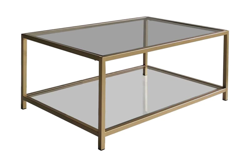 Wickaren Sofabord 90 cm - Gull - Møbler - Bord - Sofabord