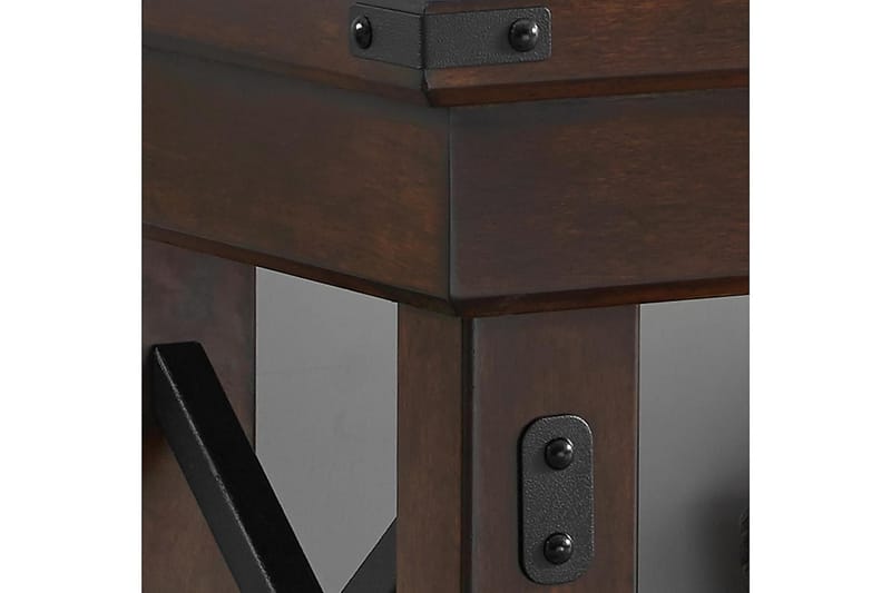 Wildwood Sofabord 112 cm med Oppbevaringshylle Espresso - Dorel Home - Møbler - Bord - Sofabord