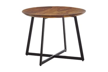 Wilhem 60 cm Rundt Sofabord i Lyst Tre - Brun - Møbler - Bord - Sofabord