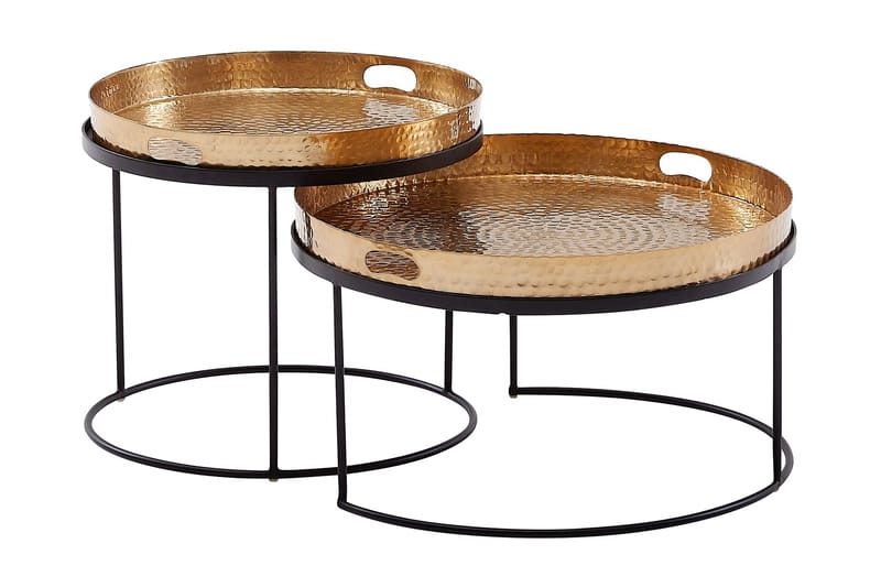 Wilhem Settbord 46 cm Rund, Gull