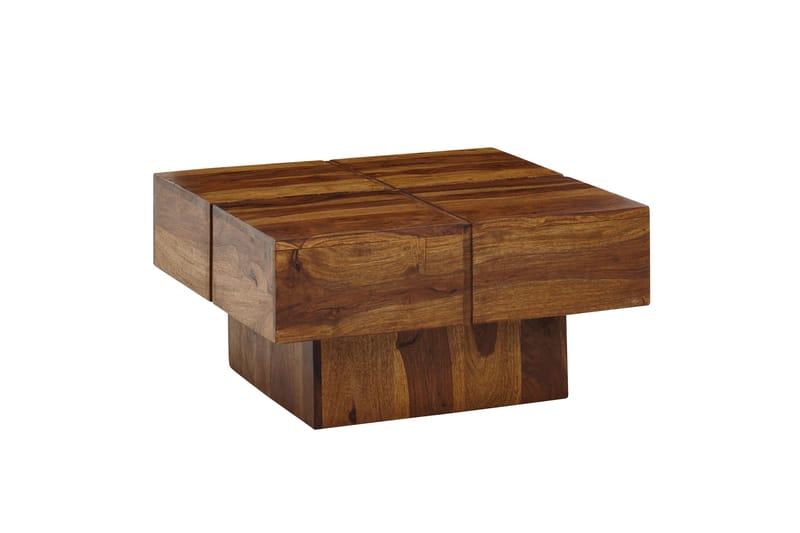 Wilhem Sofabord 58 cm Firekantet - Natur - Møbler - Bord - Sofabord