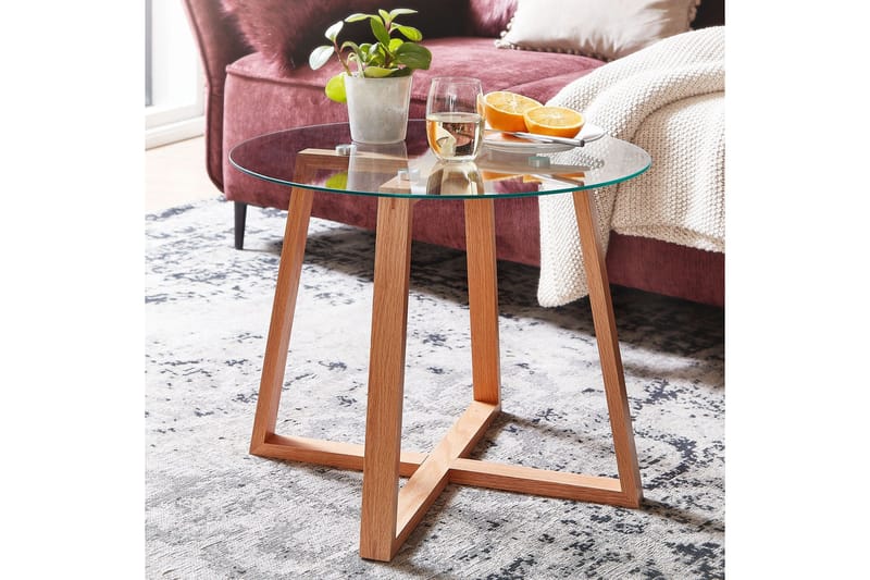 Wilhem Sofabord 58 cm Rundt - Natur - Møbler - Bord - Sofabord