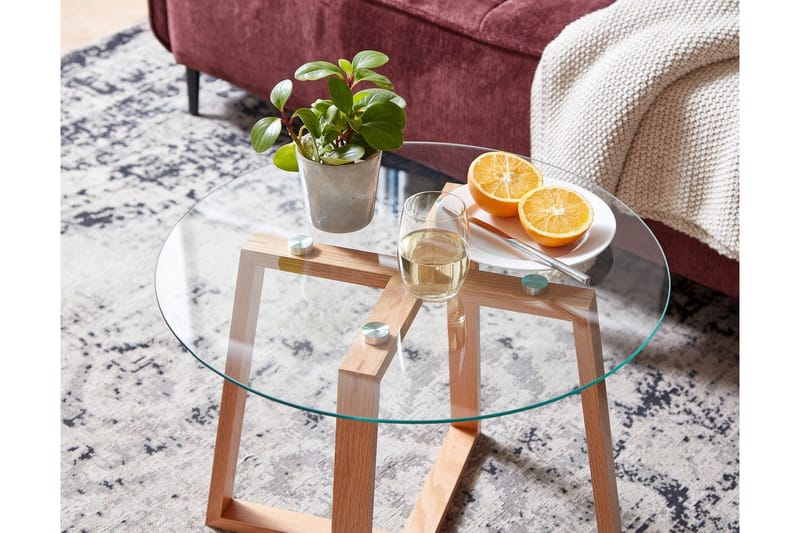 Wilhem Sofabord 58 cm Rundt - Natur - Møbler - Bord - Sofabord