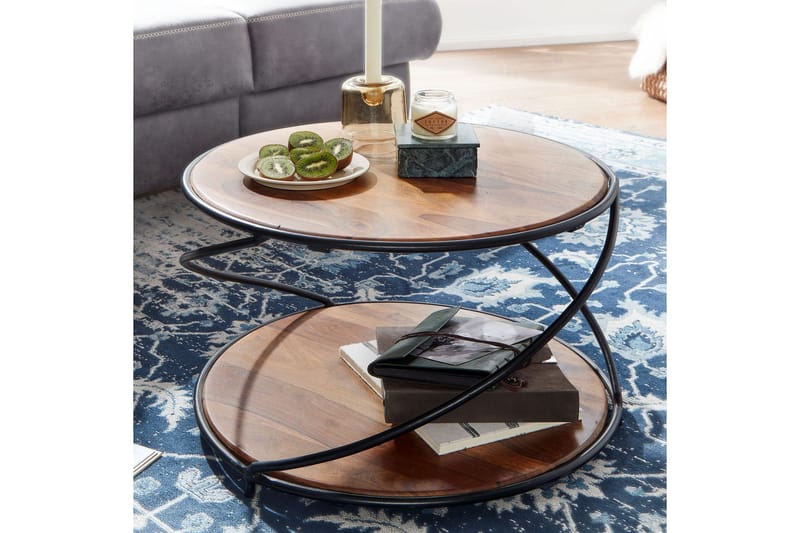 Wilhem Sofabord 58 cm Rundt - Natur - Møbler - Bord - Sofabord