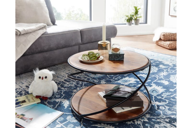 Wilhem Sofabord 58 cm Rundt - Natur - Møbler - Bord - Sofabord