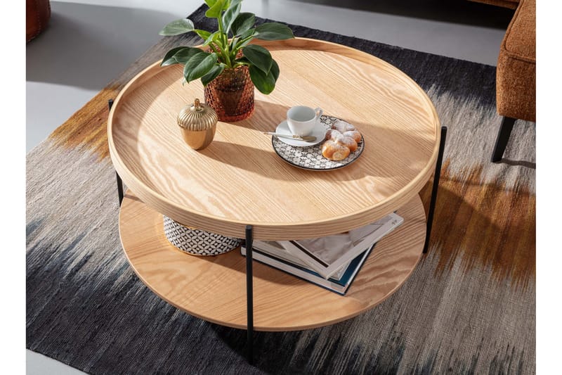 Wilhem Sofabord 78 cm Rund - Natur - Møbler - Bord - Sofabord
