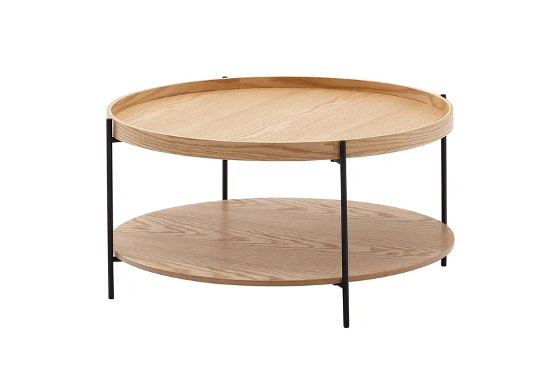 Wilhem Sofabord 78 cm Rund, Natur